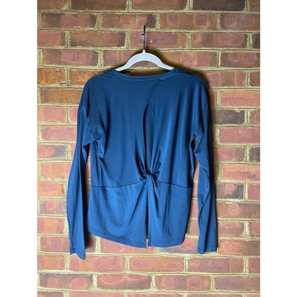 Athleta Essence Twist Long Sleeve, Constellation Blue - Picture 4 of 6